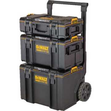 Dewalt Τροχήλατος Πλαστικός Εργαλειοφόρος 3 Τμημάτων με Εργαλειοθήκη ToughSystem 2.0 DWST83402-1 Dewalt Τροχήλατος Πλαστικός Εργαλειοφόρος 3 Τμημάτων με Εργαλειοθήκη ToughSystem 2.0 DWST83402-1