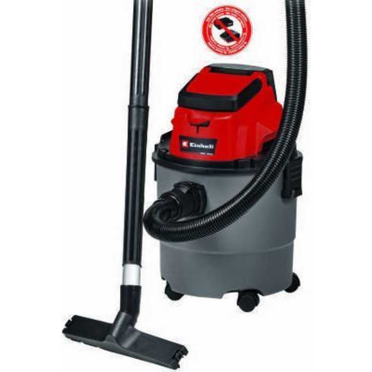 Einhell TC-VC 18/15 Li-Solo Σκούπα Υγρών / Στερεών Χωρίς Φορτιστή και Μπαταρία με Κάδο 15lt 2347145