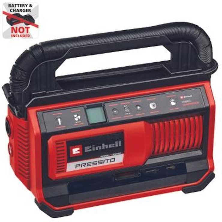 Einhell Τρόμπα Αυτοκινήτου Pressito με Καλώδιο Αναπτήρα 12V 4020430