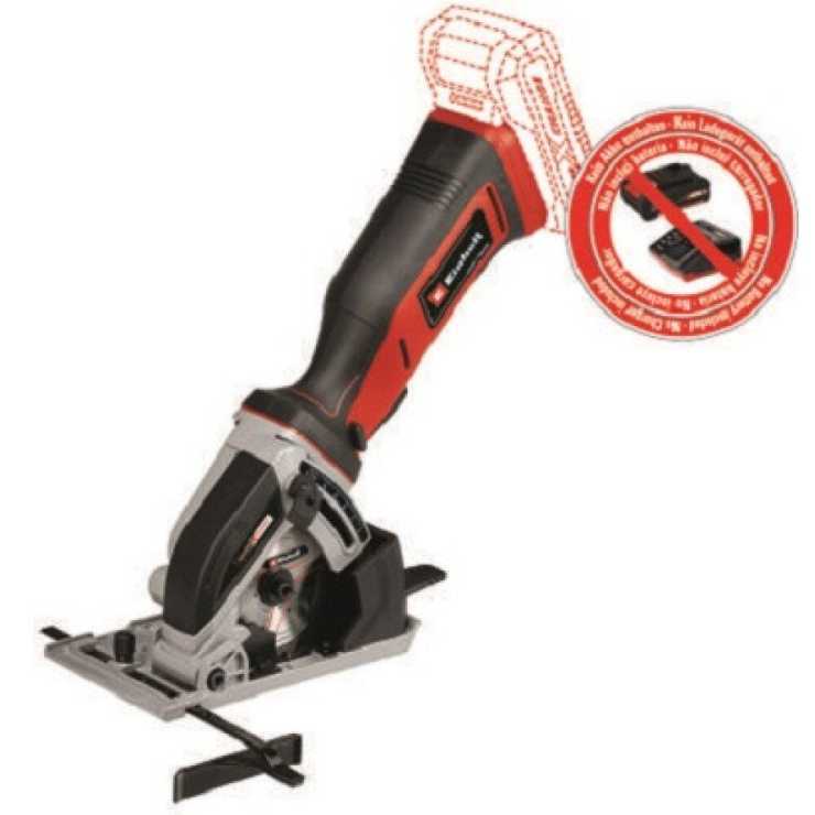 Einhell TE-CS 18/89 Li Δισκοπρίονο 18V Solo με Σύστημα Αναρρόφησης 4331100