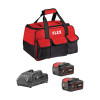 Flex 12815 Γωνιακός Τροχός Μπαταρίας 18V 125mm με Ρύθμιση Στροφών 2x5Ah  (12815)