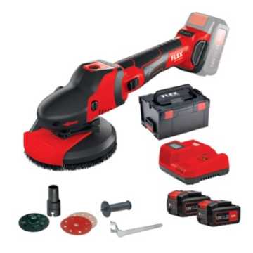 FLEX ΠΕΡΙΣΤΡΟΦΙΚΟ ΤΡΙΒΕΙΟ ΜΠΑΤΑΡΙΑΣ SE 125 18.0-EC/5.0 Set SUPRAFLEX 504157