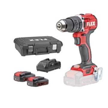 FLEX ΚΡΟΥΣΤΙΚΟ ΔΡΑΠΑΝΟΚΑΤΣΑΒΙΔΟ ΜΠΑΤΑΡΙΑΣ PD 2G 18.0-EC LD/2.5 Set 519057