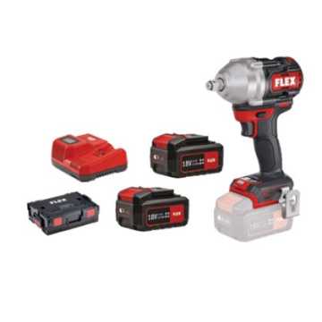 FLEX ΜΠΟΥΛΟΝΟΚΛΕΙΔΟ ΜΠΑΤΑΡΙΑΣ IW 1/2" 750 18.0-EC/5.0 Set 530233