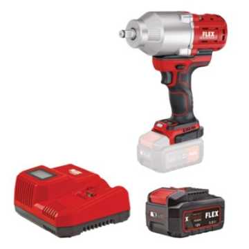 FLEX ΜΠΟΥΛΟΝΟΚΛΕΙΔΟ ΜΠΑΤΑΡΙΑΣ IW 1/2" 950 18.0-EC/ 5.0 SET D00309