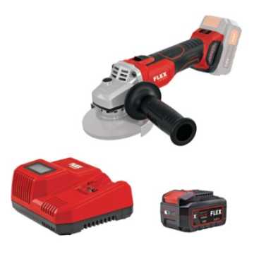 FLEX ΓΩΝΙΑΚΟΣ ΤΡΟΧΟΣ ΜΠΑΤΑΡΙΑΣ L 125 18.0-EC/ 5.0 Set D00312