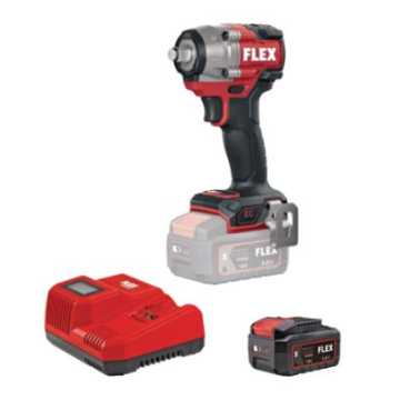 FLEX ΜΠΟΥΛΟΝΟΚΛΕΙΔΟ ΜΠΑΤΑΡΙΑΣ IW 1/2" 400 18.0-EC/ 5.0 SET D00333