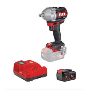 FLEX ΜΠΟΥΛΟΝΟΚΛΕΙΔΟ ΜΠΑΤΑΡΙΑΣ IW 1/2" 750 18.0-EC/ 5.0 SET D00334