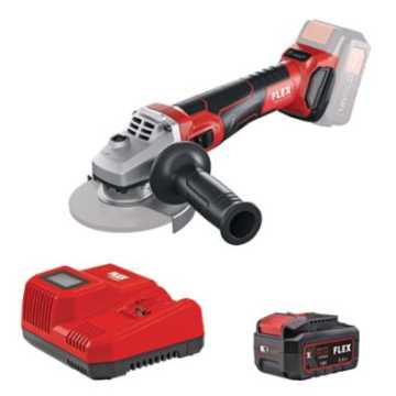 FLEX ΓΩΝΙΑΚΟΣ ΤΡΟΧΟΣ ΜΠΑΤΑΡΙΑΣ LBE 125 18.0-EC/ 5.0 Set D00340