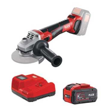 FLEX ΓΩΝΙΑΚΟΣ ΤΡΟΧΟΣ ΜΠΑΤΑΡΙΑΣ LBE 125 18.0-EC\ 8.0 Set D00341