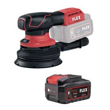 FLEX ΕΚΚΕΝΤΡΟ ΤΡΙΒΕΙΟ ΜΠΑΤΑΡΙΑΣ ORE 2-125 18-EC/ 5.0Ah D00345