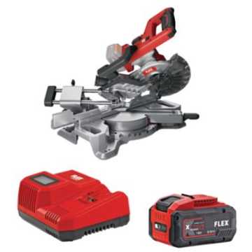 FLEX ΦΑΛΤΣΟΠΡΙΟΝΟ RADIAL ΔΙΠΛΗΣ ΚΟΠΗΣ ΜΠΑΤΑΡΙΑΣ SMS 190 18.0-EC\ 8.0 Set D00360