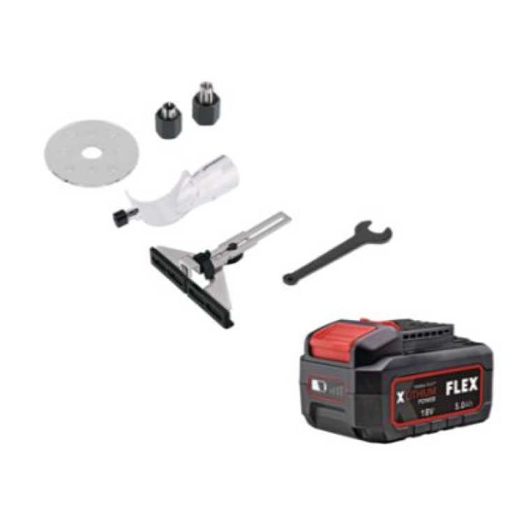 FLEX ΦΡΕΖΑ ΠΕΡΙΘΩΡΙΩΝ ΜΠΑΤΑΡΙΑΣ CER 18.0-EC/ 5.0Ah D00362
