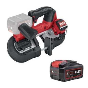 FLEX ΠΡΙΟΝΟΚΟΡΔΕΛΑ ΜΠΑΤΑΡΙΑΣ SBE 64 18-EC/ 5.0Ah D00364