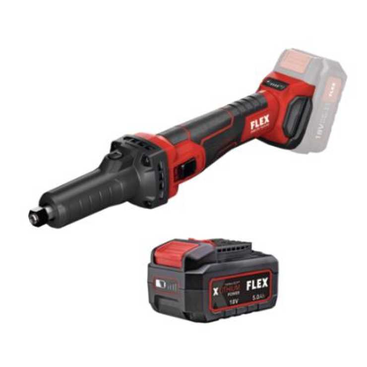 FLEX ΕΥΘΥΣ ΛΕΙΑΝΤΗΡΑΣ ΜΠΑΤΑΡΙΑΣ DGE 25 18.0-EC/ 5.0Ah D00368