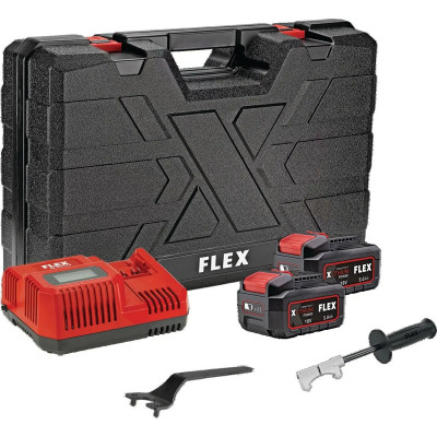 FLEX - PD 2G 18.0-EC FS55 & L 125 18.0-EC C Σετ Κρουστικό Δραπανοκατσάβιδο & Γωνιακός Τροχός 18V (2x5.0Ah) (516198)