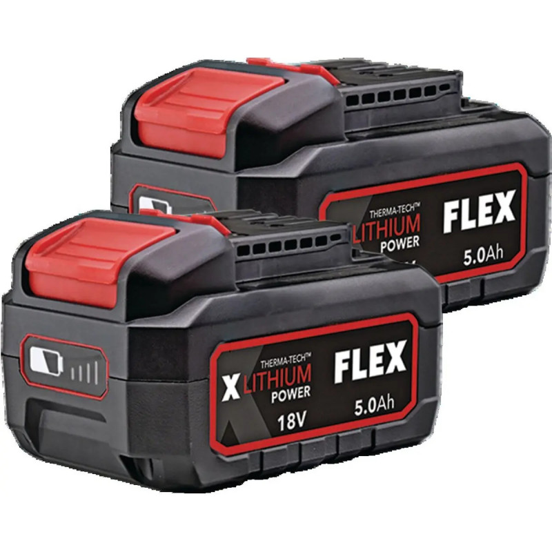 FLEX - PD 2G 18.0-EC FS55 & L 125 18.0-EC C Σετ Κρουστικό Δραπανοκατσάβιδο & Γωνιακός Τροχός 18V (2x5.0Ah) (516198)