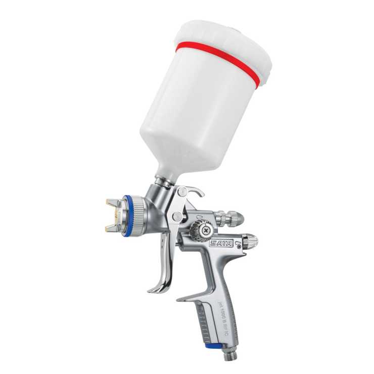 SATA SATAjet 1000 B RP - ΠΙΣΤΟΛΙ ΒΑΦΗΣ ΑΝΩ ΔΟΧΕΙΟ, ΚΟΚΚΑΛΙΝΟ ΚΑΔΟ 600ML & ΑΝΤ. (ΜΠΕΚ 0.8) 157875