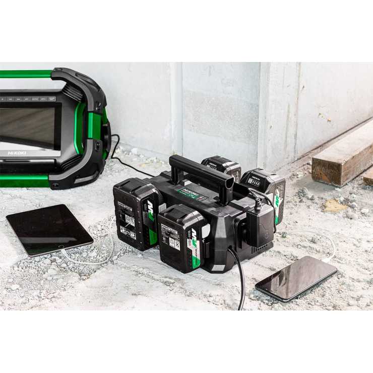 HIKOKI UC18YTSL Φορτιστής 4 θέσεων 14,4 / 18V UC18YTSLW0Z