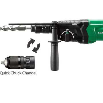 HIKOKI Σκαπτικό Περιστροφικό Πιστολέτο με διπλό τσοκ (24 mm / 730 W / 2.7 Joule) ( HSC I) DH24PMHW1Z