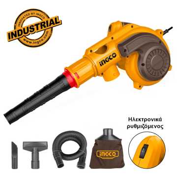 Ingco Ηλεκτρικός Φυσητήρας - Αναρροφητήρας Αέρος 800W AB8038