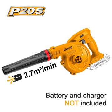 Ingco Φυσητήρας Μπαταρίας 20V Li-Ion SOLO 2 θέσεων CABLI20018E Ingco Φυσητήρας Μπαταρίας 20V Li-Ion SOLO 2 θέσεων CABLI20018E