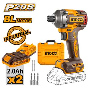 Ingco Κατσαβίδι Παλμικό Μπαταρίας 20V Li-Ion 285Nm CIRLI2028E Ingco Κατσαβίδι Παλμικό Μπαταρίας 20V Li-Ion 285Nm CIRLI2028E