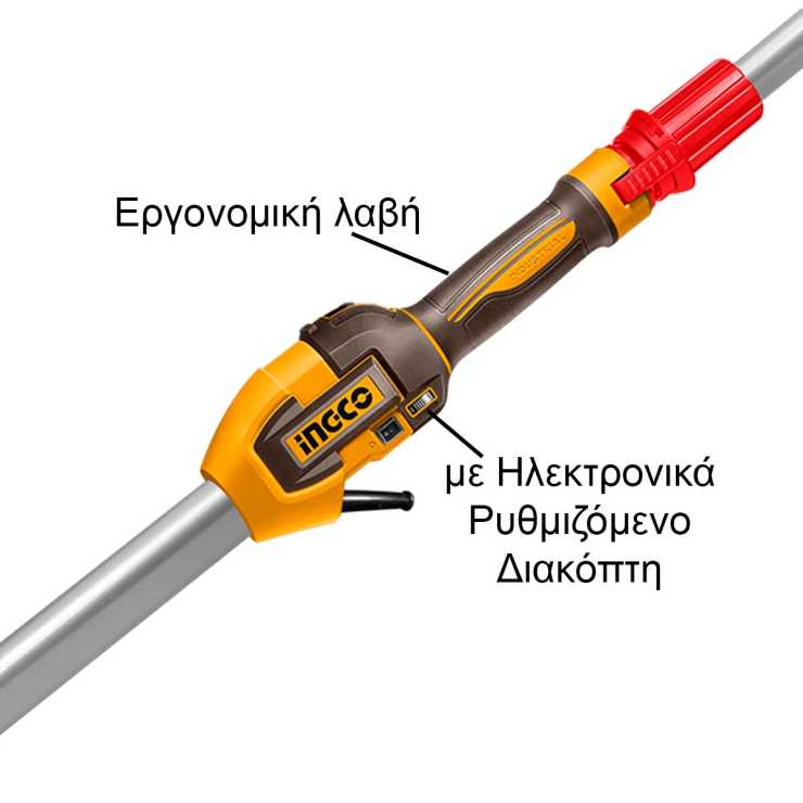 Ingco Τριβείο Τοίχου Φ 225mm DWS105016
