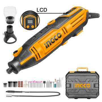 Ingco Μίνι Δράπανο Μοντελισμού με LCD 200W MG2008