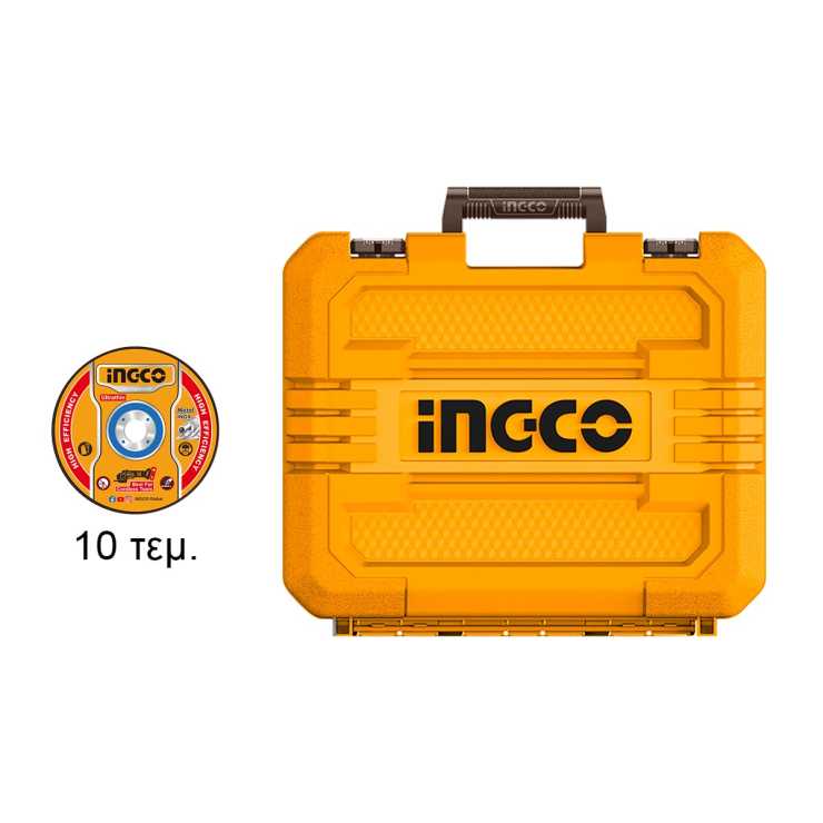 INGCO Γωνιακός Τροχός Μπαταρίας 125mm 20V Li-Ion 1200  CAGLI2120272E 