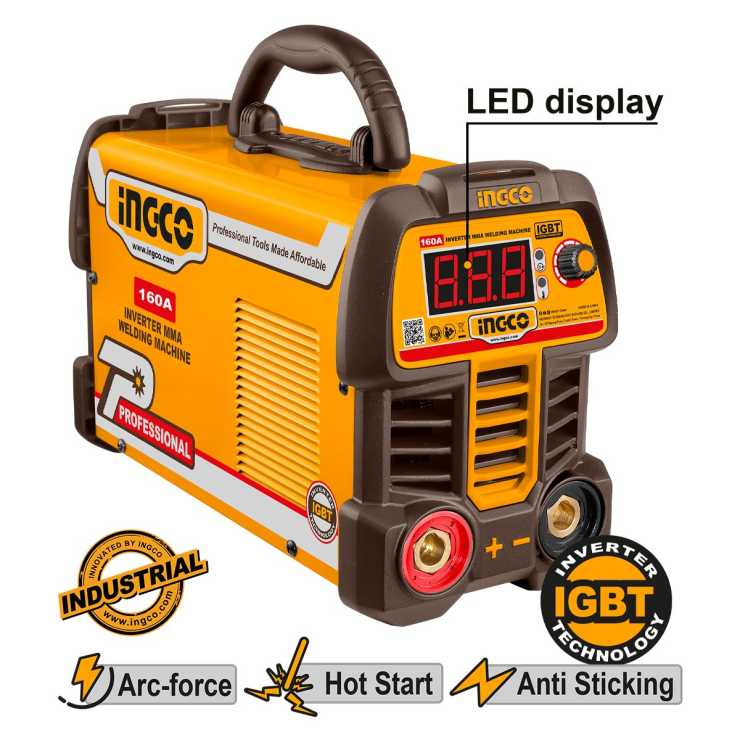 Ingco Ηλεκτροκόλληση Inverter 160Α MMA - MMA16069