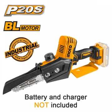 INGCO Μίνι Αλυσοπρίονο Μπαταρίας 20V Li-Ion SOLO CGSLI2068 INGCO Μίνι Αλυσοπρίονο Μπαταρίας 20V Li-Ion SOLO CGSLI2068