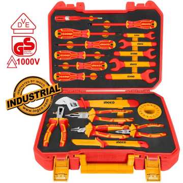 Ingco Σετ Εργαλείων Ηλεκτρολόγου VDE 19 τεμ. HKITH1901