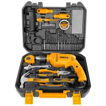 INGCO Εργαλεία και Δράπανο Σετ 115 τεμ. HKTHP11151