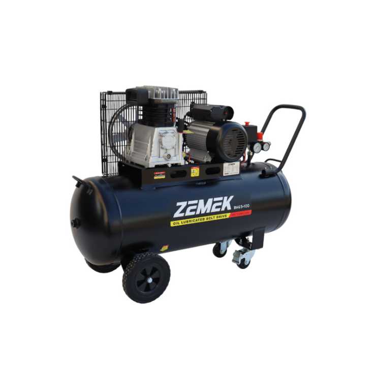 Zemek BH65-100 Αεροσυμπιεστής Λαδιού με Ιμάντα 3HP 100Lt 8Bar 95000011