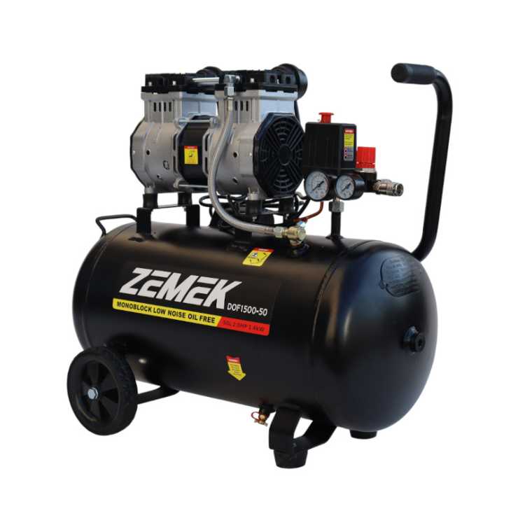 Zemek DOF1100-24 Αθόρυβος Αεροσυμπιεστής Χωρίς Λάδι 1.5HP 24Lt 8Bar 95000013