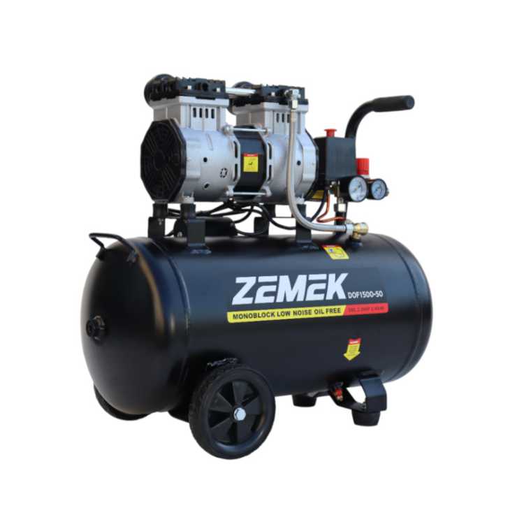 Zemek DOF1100-24 Αθόρυβος Αεροσυμπιεστής Χωρίς Λάδι 1.5HP 24Lt 8Bar 95000013
