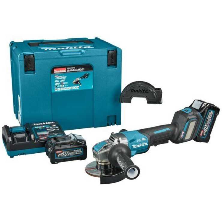 MAKITA ΓΩΝΙΑΚΟΣ ΤΡΟΧΟΣ ΡΥΘΜ. XGT® 40Vmax 125mm X-Lock, AWS GA044GM201