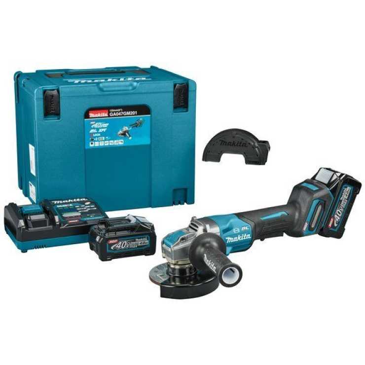 MAKITA ΓΩΝΙΑΚΟΣ ΤΡΟΧΟΣ XGT® 40Vmax 125mm X-Lock GA047GM201