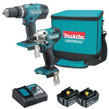 MAKITA ΣΕΤ ΕΡΓΑΛΕΙΩΝ DHP453 + DTD156 + 2xBL1830B+DC18RC 18V/3.0Ah DLX2336X MAKITA ΣΕΤ ΕΡΓΑΛΕΙΩΝ DHP453 + DTD156 + 2xBL1830B+DC18RC 18V/3.0Ah DLX2336X