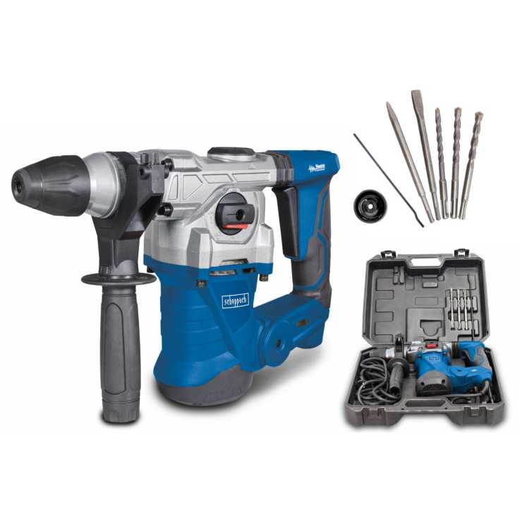 Scheppach ΠΙΣΤΟΛΕΤΟ ΚΡΟΥΣΤΙΚΟ SDS PLUS 1250W 5J ΜΕ ΑΝΤΙ VIBRATION SYSTEM DH1300 PLUS