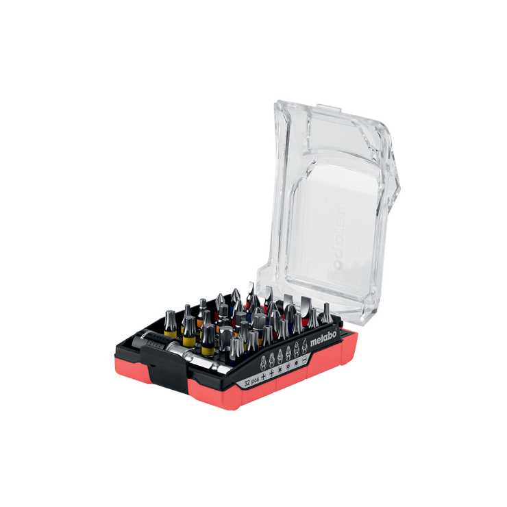 Metabo Σετ μύτες »Promoline« 32 τεμαχίων σε κασετίνα σχήματος μπαταρίας Metabo LiHD 626696000 Metabo Σετ μύτες »Promoline« 32 τεμαχίων σε κασετίνα σχήματος μπαταρίας Metabo LiHD 626696000