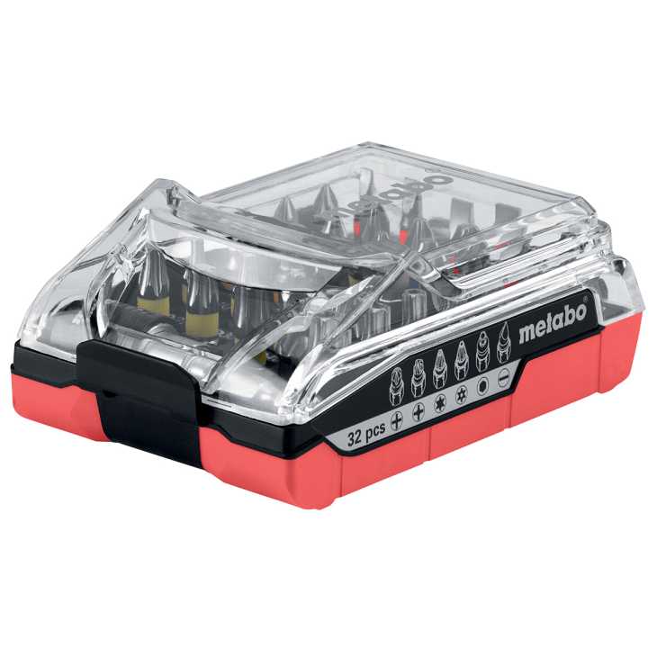 Metabo Σετ μύτες »Promoline« 32 τεμαχίων σε κασετίνα σχήματος μπαταρίας Metabo LiHD 626696000 Metabo Σετ μύτες »Promoline« 32 τεμαχίων σε κασετίνα σχήματος μπαταρίας Metabo LiHD 626696000