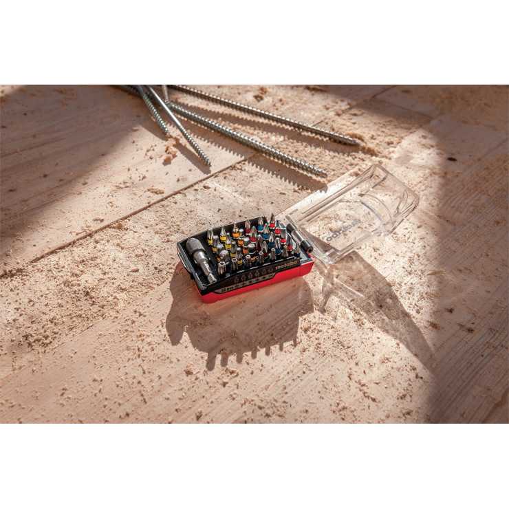 Metabo Σετ μύτες »Promoline« 32 τεμαχίων σε κασετίνα σχήματος μπαταρίας Metabo LiHD 626696000 Metabo Σετ μύτες »Promoline« 32 τεμαχίων σε κασετίνα σχήματος μπαταρίας Metabo LiHD 626696000