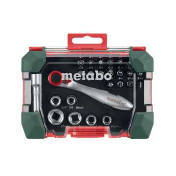 Metabo Σετ μύτες και καρυδάκια »Promoline« »SP« 26 τμχ. σε κασετίνα 626701000 Metabo Σετ μύτες και καρυδάκια »Promoline« »SP« 26 τμχ. σε κασετίνα 626701000