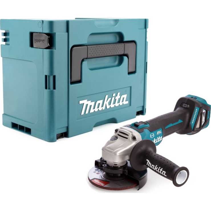 MAKITA ΓΩΝΙΑΚΟΣ ΤΡΟΧΟΣ ΡΥΘΜΙΖΟΜΕΝΟΣ 18V 125/115 mm BL (ΜΟΝΟ ΤΟ ΣΩΜΑ) DGA513ZJ