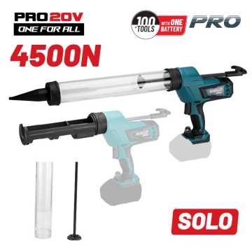 BORMANN Pro BBP3610 Πιστόλι Σιλικόνης Φύσιγγας 310ml/Σαλαμιού 600ml,Ρυθμιζόμενο, SOLO 036340