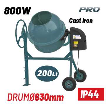 BORMANN Pro BMX2010 Μπετονιέρα Ηλεκτρική, 200Lt, 800W 061342