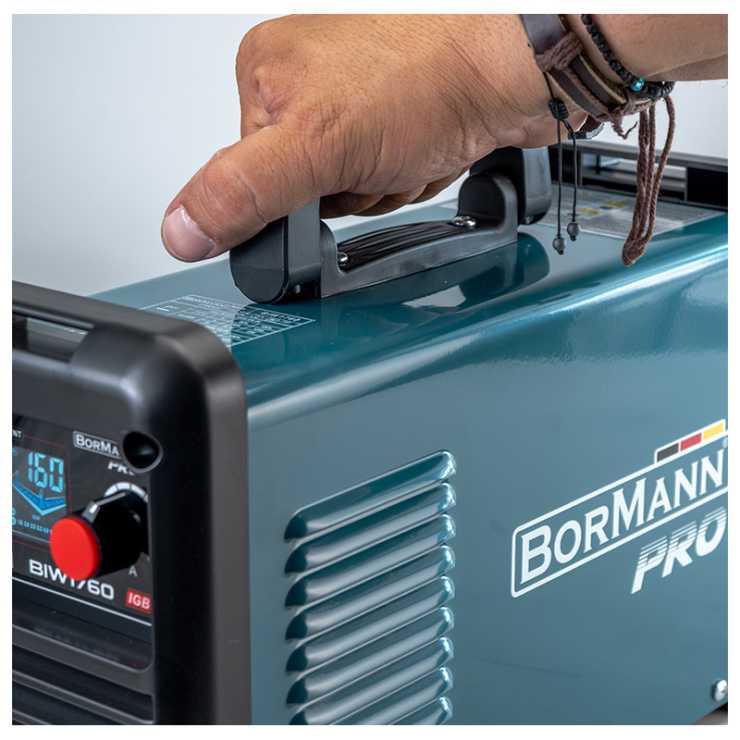 BORMANN Pro BIW1760 Ηλεκτροκόλληση Inverter,Synergic,Απόδοση 160Α/60%,Μεγ.Ηλεκτρόδιο 4mm 061960