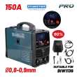 BORMANN Pro BIW1150 Ηλεκτροκόλληση MIG/MAG/TIG/MMA 150A,60%,No gas,450gr/1000gr Κουλούρα (0,8-1,0mm) 071648